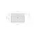 Washbasin GALASSIA  MEG11 PRO white 71x46 cm