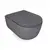 დასაკიდი უნიტაზი თავსაფრით GALASSIA Dream Matt grey 52x36 სმ