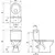 Toilet Compact Cersanit  MR011 3/6 polypropylene cover white