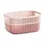 Plastic basket with knitted ornament Irak Plastik FLEXY SP-160 3.5 l