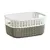 Plastic basket with knitted ornament Irak Plastik FLEXY SP-160 3.5 l