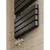 პირსახოცის საშრობი Terma WARP S Ral 9005 1110x500 მმ