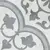 Porcelain tile Mercury Cuban Silver Ornate 22,3X22,3cm