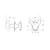 Double towel hook Terma 89027S00 Handy Vip Chrome 2 pcs