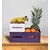 Plastic box with wooden ornament Irak Plastik Stroge Box SP-380 3.1 l