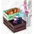 Plastic box with wooden ornament Irak Plastik Stroge Box SP-380 3.1 l