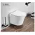 Wall hung toilet Pate B2330 Rimless Glossy white