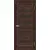 Door block Omic PVC Laguna european chestnut black glass 34x700x2150 mm