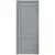 Дверной блок ZPC Emalit CLASSIC C1 серый 36x700x2150 мм
