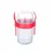 Plastic cup-container with spoon and fork TITIZ 28335 650ml