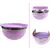 Metal bowl with lid DongFang 022-22 22379 22cm