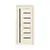 კარის ბლოკი ZPC LA STELLA 217 იფანი თოვლი შუშა შავი 36x800x2150 მმ