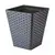 Горшок пластиковы для цветов FORM PLASTIC Rattana square 3860-014 Ø30 антрацит