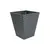 Горшок пластиковы для цветов FORM PLASTIC Rattana square 3860-014 Ø30 антрацит
