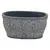 კერამიკული ქოთანი Mega Collections Louise Oval Bronze 18x11x9 სმ