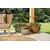 ქოთანი ყვავილის Lamela Bowl ROMA ECO wood 330 12,4ლ მწვანე