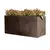 Ceramic pot Mega Collections Clayfibre Bigular Taupe 60x30x30cm 54l