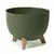 ქოთანი ყვავილის Lamela Bowl ROMA ECO wood 330 12,4ლ მწვანე