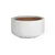 ქოთანი კერამიკული Mega Collections Glazed Bowl 31x15სმ 10ლ თეთრი