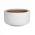 ქოთანი კერამიკული Mega Collections Glazed Bowl 38x20სმ 20ლ თეთრი