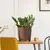 Flower pot Lamela FRIDA 340 round planter - copper 19.4L