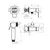 Built-in bidet mixer Rubineta Modena