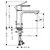 ხელსაბნის შემრევი Hansgrohe 72517000