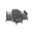 Set of garden furniture Keter Allibert graphite