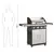Gas BBQ Grill Landmann Rexon PTS 4.1 12274