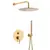 KFA concealed shower system Moza Gold KFA