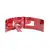 Square downpipe holder 0.50x80x365 burgundy