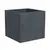 ეზოს პლასტმასის ქოთანი Scheurich 240/40 C-CUBE STONY BLACK