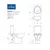 Toilet bowl compact Cersanit ETIUDA Clean on P-KO-ETI010-3 / 6-Con