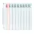 Sectional aluminum radiator KFA G500F white