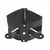 Square downpipe holder 0.50x80x365 gray
