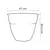 Горшок пластиковый EDA Plastiques POT OSAKA DIAM 41X34,3см 28,3л