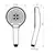 Shower head Rubineta Spoleto Chrome