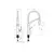 Kitchen faucet Rubineta Ultima-50 UL50068 black