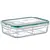 Container for products with three compartments Irak Plastik Fresh box LC-510 250+250+500 ml