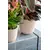 Flower pot Capi Europe Planter ball Groove sawdust 21,5x20cm