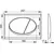 Installation system for suspended toilet Alcadrain AM101/1120 + button M70