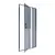 Shower door Alex Baitler AB74B100 100×200 cm darkened