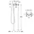 Bathroom faucet Valadares Classic Chrome floor-standing