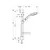 Shower set Hansgrohe 26275000