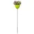 Outdoor plastic pot on the leg Scheurich 210 Skypot Bright green