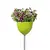 Outdoor plastic pot on the leg Scheurich 210 Skypot Bright green