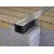 Дренажный лоток Devorex XDRAIN B125 130/90 с стальной решеткой 1 м