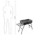 Mangal stationary BoyScout 61239 64х37х65 cm