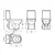 Toilte bowl compact SANITA Next Slim