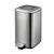 Metal Trash Bin Silver Ekoflora 9 L